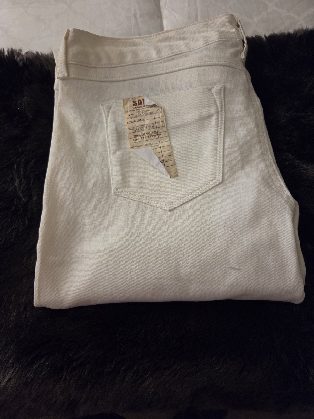 solo Cream Women's Jeans
